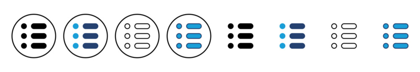 Wall Mural - menu icon vector. web menu icon. hamburger menu symbol