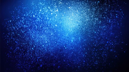 Wall Mural - abstract blue glitter sparkle explosion background with light burst and bokeh effect for festive des