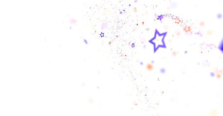 Leinwandbilder - Abstract Colorful Splashes of Paint