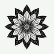 © MstSoma - A lone flower in full silhouette, evoking peace and introspection.44