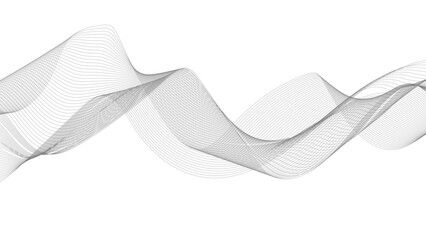 Wall Mural - abstract wave element for design. digital frequency track equalizer. stylized line art background. v