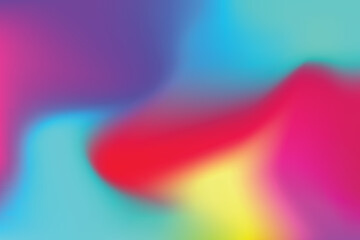 Fototapete - abstract fluid gradient colorful background