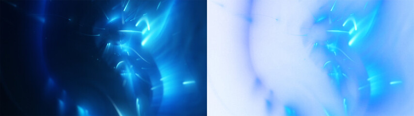 Wall Mural - electric blue prism shards: abstract background featuring electric blue shards with a dynamic prism 