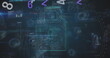 © vectorfusionart - Image of digital interface with security padlock over dark background