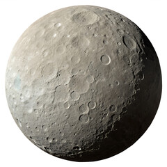Wall Mural - Ceres dwarf planet isolated on a transparent background