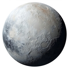 Wall Mural - Makemake dwarf planet isolated on a transparent background