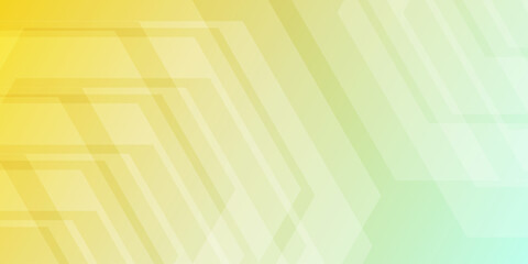Abstract technology communication concept vector square blue yellow background.