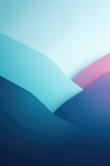 Wall Mural - create minimalistic image focusing on abstract fields composed of soft geometric shapes with varying