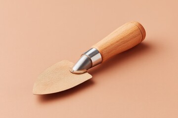 Wall Mural - gardening tool on smooth solid color background