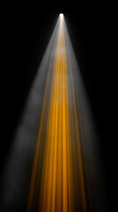 Wall Mural - background image yellow beam of light in the dark