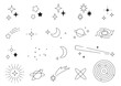 © tedybee - かわいい星・月・宇宙のアイコンセット