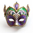 © NikahGeh - Ornate Venetian carnival mask with vibrant colors.
