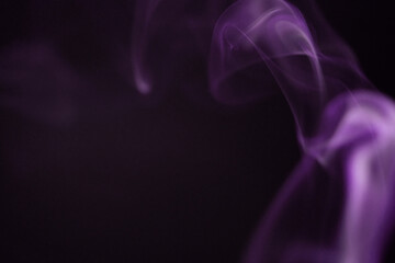 Wall Mural - close up shot of smoke abstract as background