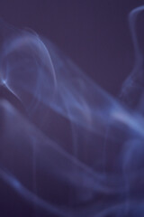 Wall Mural - close up shot of smoke abstract as background