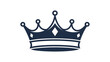 © ThomasStockArt - Crown vector royalty leadership flat symbol