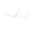 © Ijob solo - One continuous line drawing of golf putter, golf line icon, white background,one continuous line drawing of Golf sport vector illustration, abstract one line icon drawing.