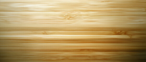 Poster - Polished bamboo wood texture background with serene, natural appearance