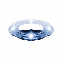 Wall Mural - abstract glowing orb futuristic energy field