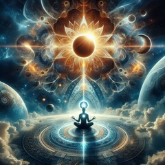 Wall Mural - eclipse and spirituality the spiritual significance of solar ecl