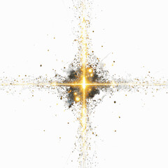 Wall Mural - celestial cross abstract explosion of light and color