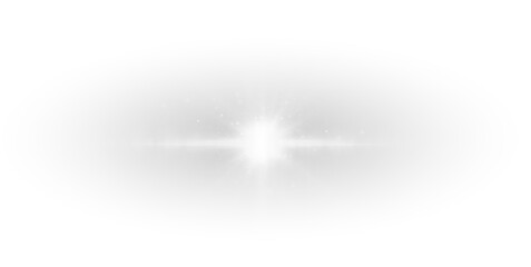 Aufkleber - stunning blend of glowing sunbeams, lens flares, and sparkling light effects, radiating warmth and energy. Perfect for capturing the essence of a vibrant sunrise or celestial beauty