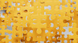 © RocknRoller Studios - Striking Close-Up of Yellow Puzzle Pieces: Complexity and Connection