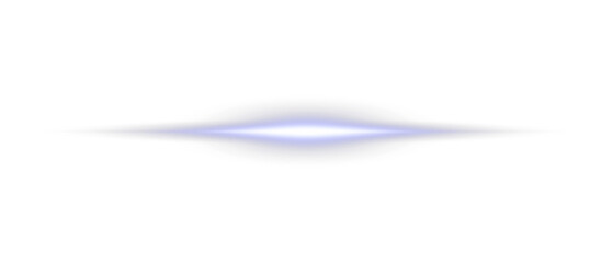 Wall Mural - png glowing horizontal blue light line with radiant shine and beam effect. futuristic energy streak 