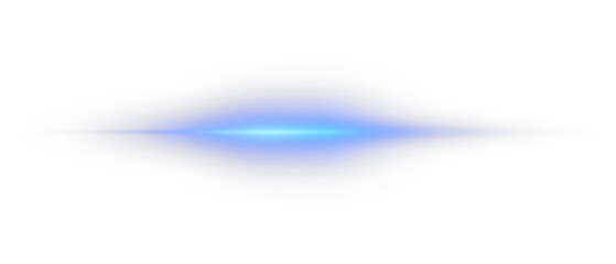 Wall Mural - png glowing horizontal blue light line with radiant shine and beam effect. futuristic energy streak 