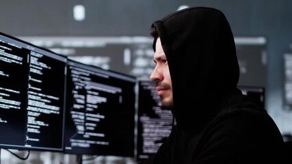 Aufkleber - Hacker And Computer Data Breach