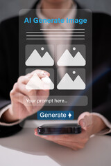 artificial intelligence image graphic generate software digital technology prompt tool design concep