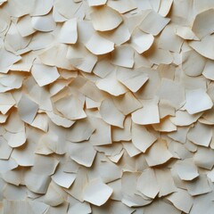 Aufkleber - Minimalist Paper Texture Landscape Layered Organic Sculptural Abstraction in Neutral Tones - Contemporary Design Backdrop for Creative Branding and Visual Storytelling