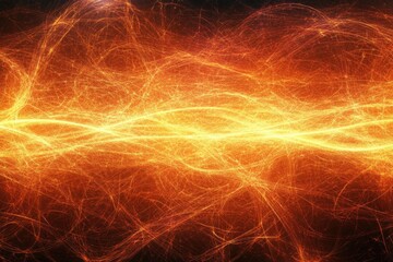 Wall Mural - abstract fiery energy lines