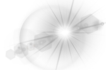 Wall Mural - Light burst shines intensely, radiating luminous star energy. Lens reflection glows softly, perfect for modern web UI. Translucent flare adds smooth glow to elegant designs. Starry flash twinkles 