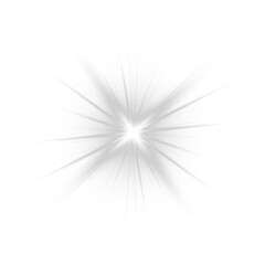 Wall Mural - Light burst shines intensely, radiating luminous star energy. Lens reflection glows softly, perfect for modern web UI. Translucent flare adds smooth glow to elegant designs. Starry flash twinkles 
