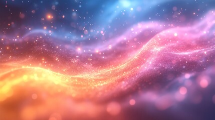 Wall Mural - stretching visual loop animating over a pastel background
