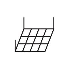 Ceiling frame icon vector illustration web design element