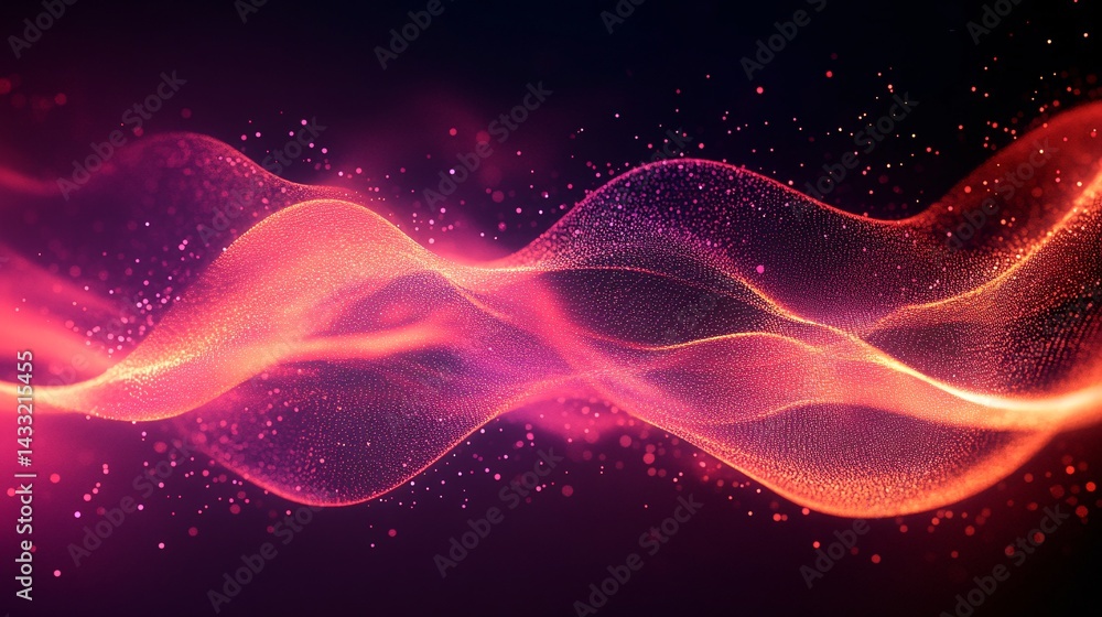 Visual Loop Images flowing visual loop animating over a digital interface background Stock ...