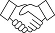 ©  anjalistudio - handshake isolated on white background