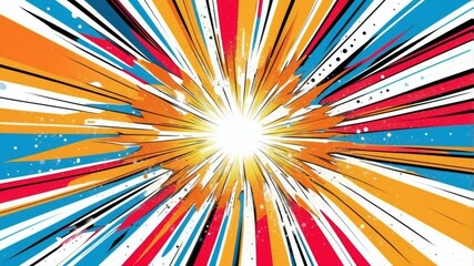 Aufkleber - abstract, exploding, dynamic