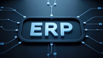 Modern enterprise resource planning system highlighted.