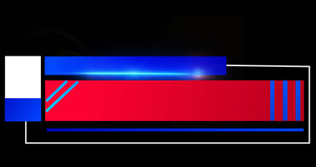 Tv live news program inter cut lower third infographic animation. Newsroom report edit asset fx. Title transition with empty space for custom message. Display broadcasting template for corporate.
