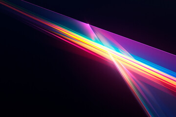 rainbow colorful crystal light leaks overlays – vibrant prism effects