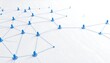 © ChaokuayOfficial - Abstract Network Connection Concept with Human Figures Representing Communication and Collaboration Online