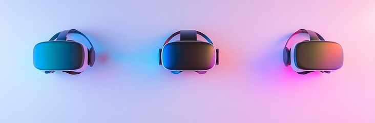 The background in virtual reality is transparent with the use of a VR headset