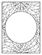 © MDAKASH - Flowers Circle Adult Coloring Pages