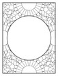 © MDAKASH - Flowers Circle Adult Coloring Pages