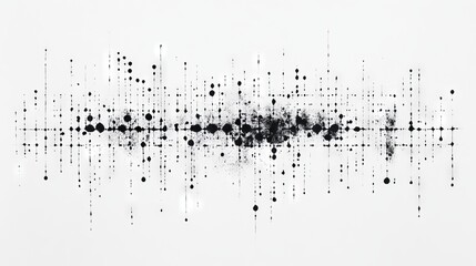 vintage morse code chart – black on white
