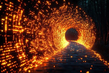 Poster - A Tunnel of Lights