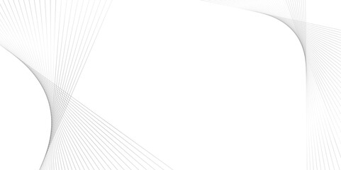 Aufkleber - Abstract grey, white smooth element swoosh speed wave modern stream background. Wave with lines created using blend tool. Abstract frequency sound wave lines and twisted curve lines background.	