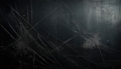 Aufkleber - scratched black textured wall background for web design, branding, and print media, high quality graphic resource